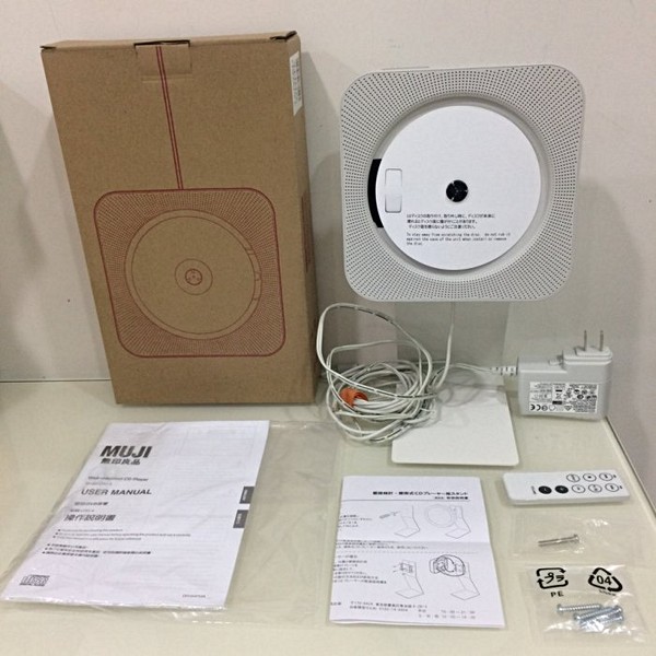 二手播放器出售 無印良品壁掛式cd音響 白 591居家 家具