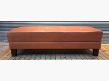 [8成新] 橘色沙發腳椅單人沙發有輕微破損