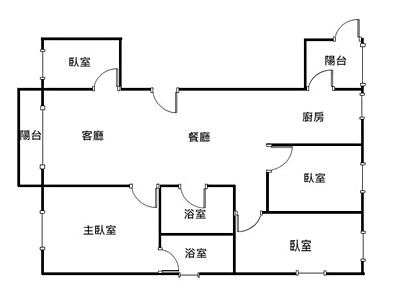 4房2廳2衛 坐東朝西