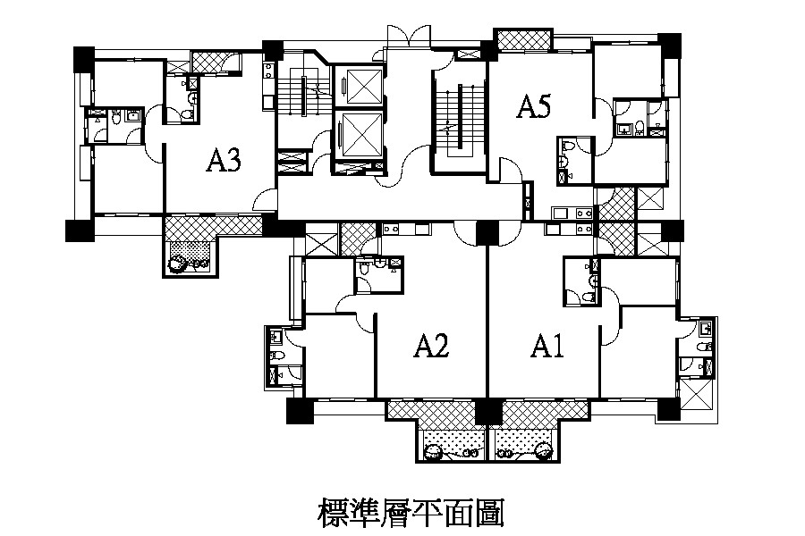 標準層平面圖